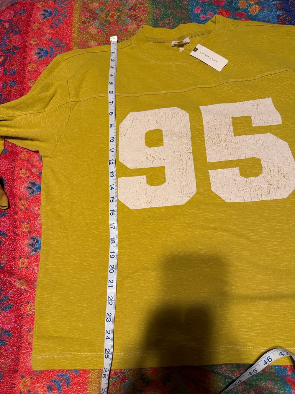 Pilcro 3/4 Sleeve Varsity Tee - Picture 9 of 10